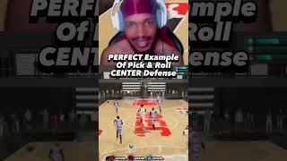 How to play PERFECT Pick & Roll Defense on CENTER! #nba2k23 #nba2k23gameplay #nba2k23nextgen #2k23