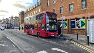 Full Route Visual | 91: Trafalgar Square to Crouch End (VMH2458 - LK18AKU)