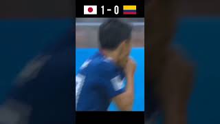 Japan vs Colombia 2018 FIFA World Cup group stage Highlights #shorts #football #youtube