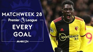 Every goal from Matchweek 28 in the Premier League | NBC Sports
