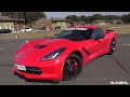 chevrolet corvette c7 z06 black diva brutal accelerations