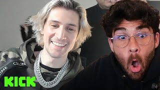 XQC Moves to KICK for $100 Million | Hasanabi reacts