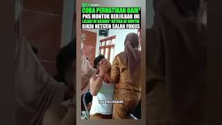 Cerdik banget si bapak malah nempel sama PNS cantik