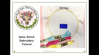 Satin Stitch Embroidery Tutorial #beginnersembroidery,#embroidery,#satinstitch#embroiderystitches