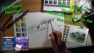 Review: Derwent "Graphitint" Watercolour Paint Pan Set - Video No. 120