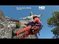 expert climbers clean the site of the christ the redeemer statue