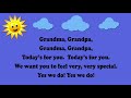 Grandma, Grandpa Grandparents Day Song   aka Are You Sleeping