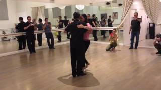 Tango class: Rhythmic sequences \u0026 changes of direction