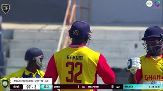 🏏Match Winning Innings | 🇬🇭 Rexford Bakum |⚡Fastest 50 | ACA Africa Cup T20 | Benoni, South Africa