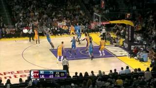 Kobe Bryant 11 points (he missed 18 shots) and made clutch shot for the win vs New Orleans Hornets