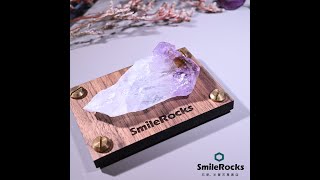 【石麥 SmileRocks】紫鈦晶柱原礦 7.5x4.1cm No.0532521032407