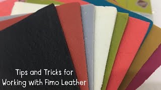 Tips and tricks for working with FIMO Leather