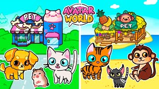 Urban Pet Shelter vs Island Wildlife Shelter | Avatar World | Toca Boca