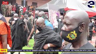 Nana Akufo Addo celebrate one week with mampong hemaa and Dasebre Osei Bonsu II