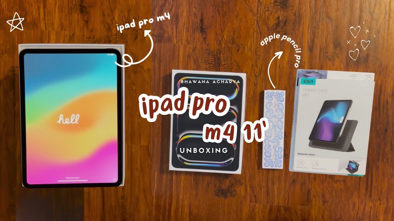 Unboxing My First Ipad Pro M4 Youtube