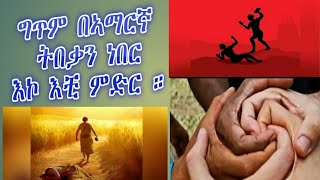 Amharic Poem ትበቃን  ነበር እኮ