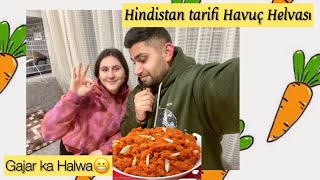 Punjab Havuç Helvası Tarifi | Hindistan tatları | Indian sweets | Carrot Halwa recipe 😄