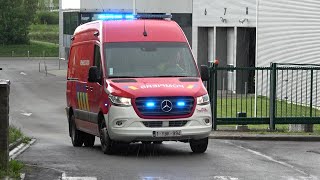 [PRIMEUR] NOUVEAU Véhicule de Réhabilitation Pompiers de Namur en urgence vers une intervention!