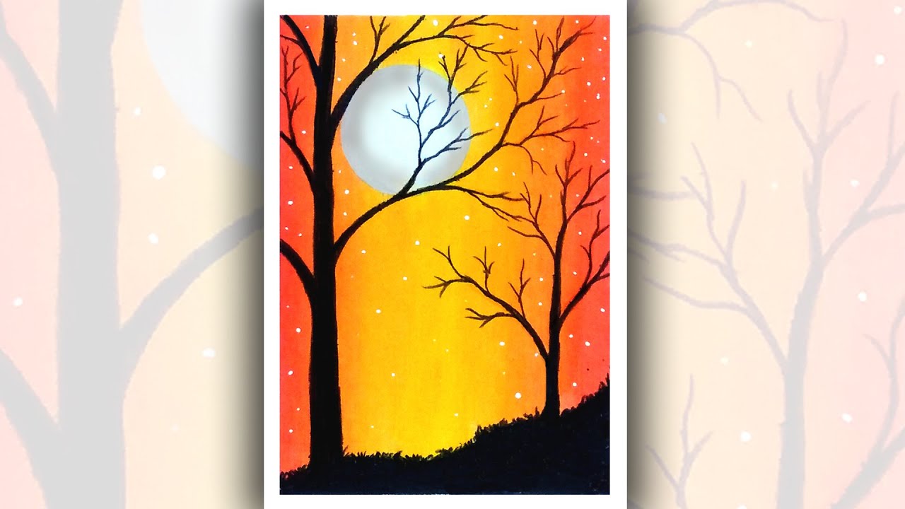 Landscape Oil Pastel Drawing Ideas For Beginners Easy 40 Oil Pastel