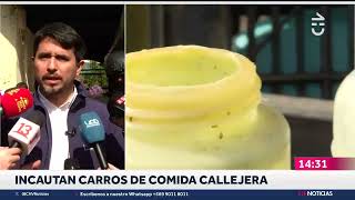 Fiscalización a carritos reveló comida en descomposición en Recoleta - CHV Noticias