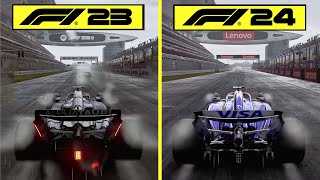 F1 24 vs F1 23 Early Graphics Comparison | Shanghai International Circuit | RTX