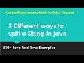 How to split a String in Java?
