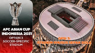 NẾU INDONESIA TỔ CHỨC AFC ASIAN CUP 2031 TRÊN CÁC SVĐ DÀNH RIÊNG CHO BÓNG ĐÁ