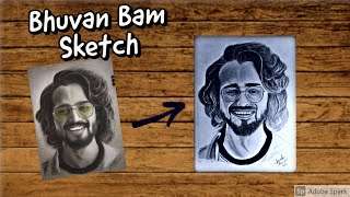 BHUVAN BAM SKETCH | Drawing | Bhuvan Bam | @BB Ki Vines #BBkivines #dhindhora #bhuvanbamsketch