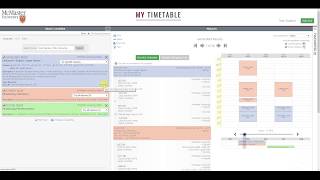 Creating A Preferred Schedule - MyTimetable (2/3)