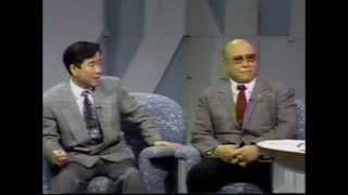 kyokushinkai karate founder,Oyama Masutatsu(최영의,大山倍達) in korean talk show.1993