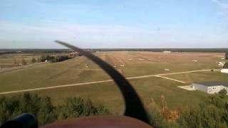 Flight and Landing on Paluknys - Lithuania