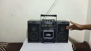 كاسيت هيتاشى HITACHI  موديل TRK -  9150W +  راديو -  Hitachi cassette model TRK - 9150W + FM - radio