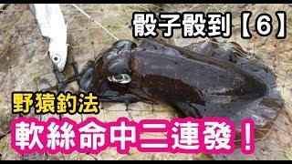 【釣魚人】超誇張的野猿釣法！今日軟絲100％命中率！