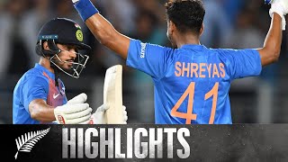 Iyer and Rahul Show Class In Series Opener | HIGHLIGHTS | 1st T20 - BLACKCAPS v India, 2020