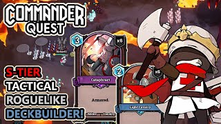 You MUST Check This PHENOMENAL Roguelike Deckbuilder Autobattler! A NEW Favorite! | Commander Quest