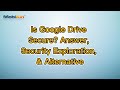 Is Google Drive Secure? Answer, Security Exploration, & Alternative