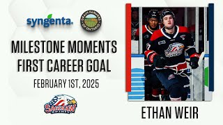 OHL Milestone | First Career Goal | Ethan Weir