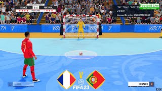 FIFA 23 | France vs. Portugal | Penalty Shootout Futsal | Mbappe vs Ronaldo - Gameplay PC