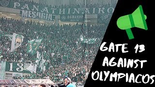 Gate 13 against Olympiacos