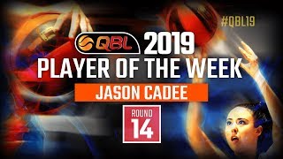Player of the Week (Men) Round 14, QBL 2019, Jason Cadee - Brisbane Capitals