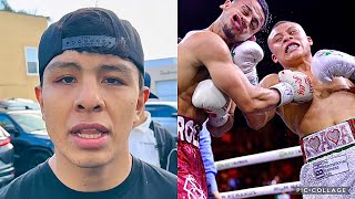JAIME MUNGUIA REACTS TO PITBULL CRUZ KNOCKING OUT ROLLIE ROMERO "MEXICANS ARE PUNCHING!"