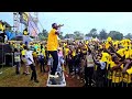 Eddy kenzo singing Nice and lovely in Bulambuli at president Museveni's rally 