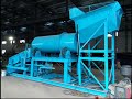 large scale 100tph river gold washing plant trommel scrubber machine