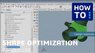 Shape Optimization using Abaqus CAE | 3DEXPERIENCE Platform Tutorial