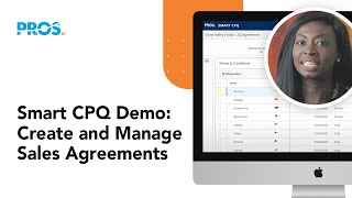 Smart CPQ Demo: Create and Manage Sales Agreements