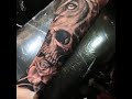 Detik detik pria asal Australia kejang kejang saat di tattoo !!! Done half sleeve by : TJ