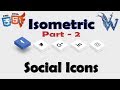 CSS icon hover effects | isometric icons tutorial | Learn html and css By Amazing Techno Tutorials