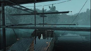 Fallout 76 3rd Tall Square Rig Sail Ship Build.