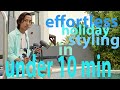 Hairdresser's day off: effortless holiday styling in under 10 min