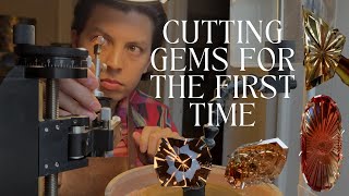 Inside a Private Gem Cutting Lesson – Fantasy Cuts, CAD & 4 Custom Designed Gemstones